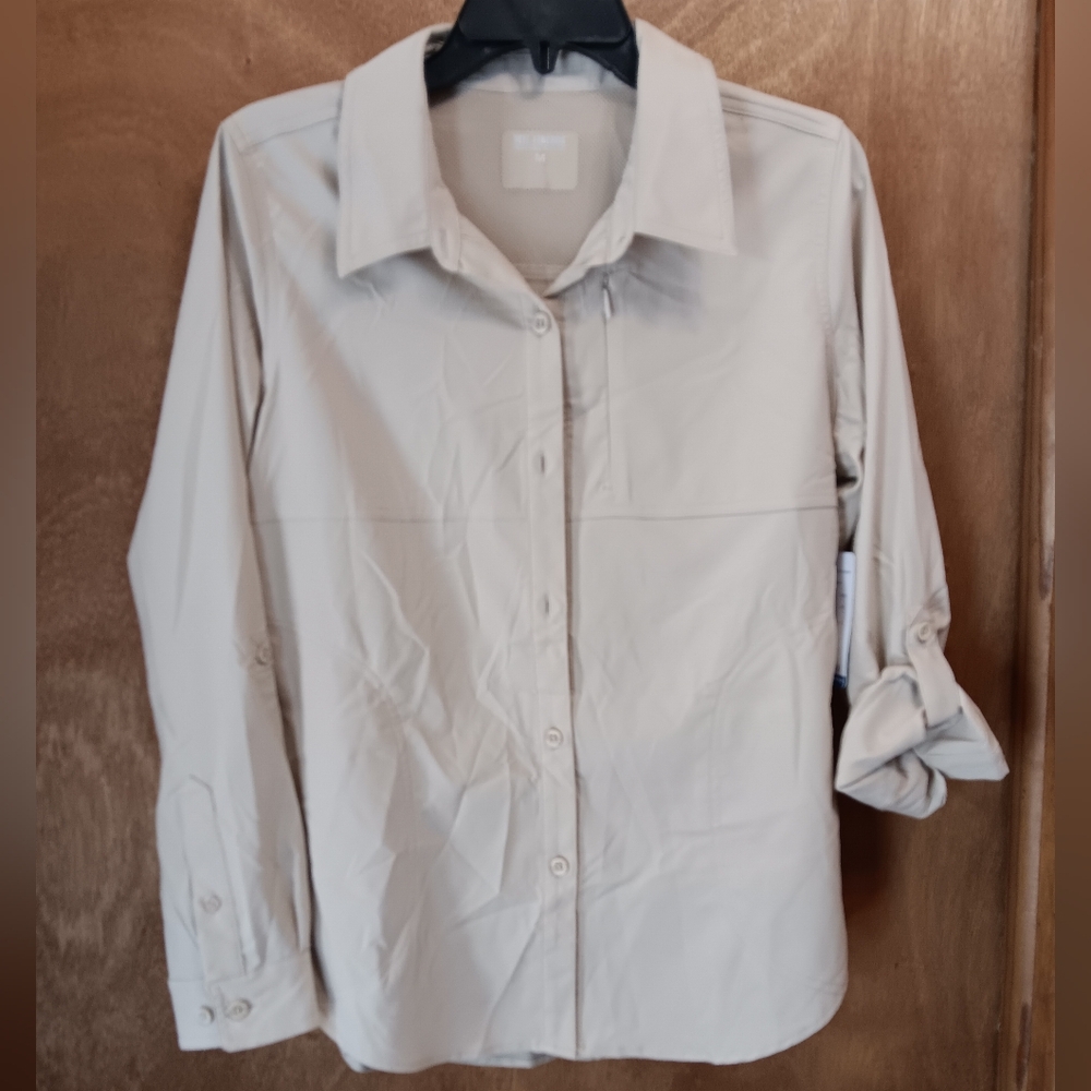Reel Legends Light Tan Mesh Shirt